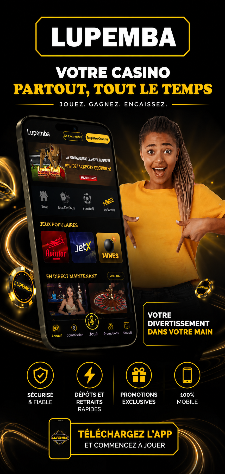 Lupemba apk en RDC
